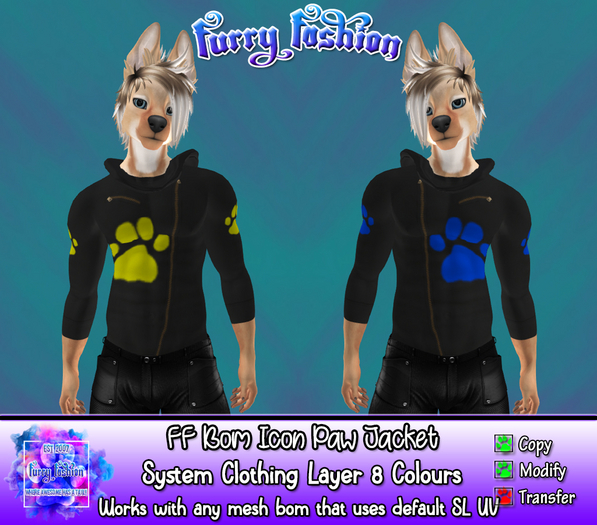 ~FF~ Bom Icon Paw Jacket 