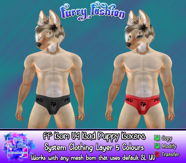 ~FF~ Bom V4 Bad Puppy Boxers