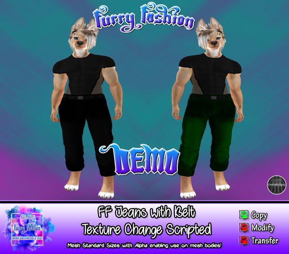 ~FF~ Jeans w/ Belt DEMO
