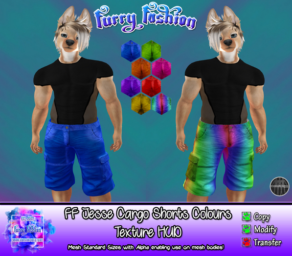 ~FF~ Jesse Cargo Shorts Colours