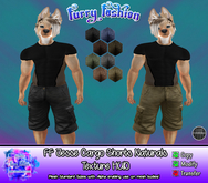 ~FF~ Jesse Cargo Shorts Naturals