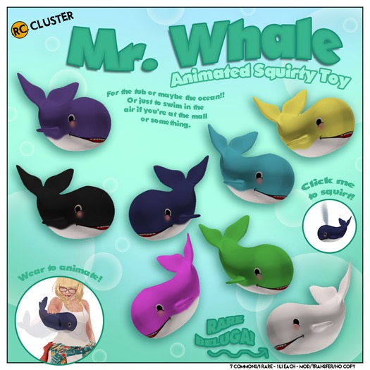 -RC- Mr. Whale - Beluga RARE