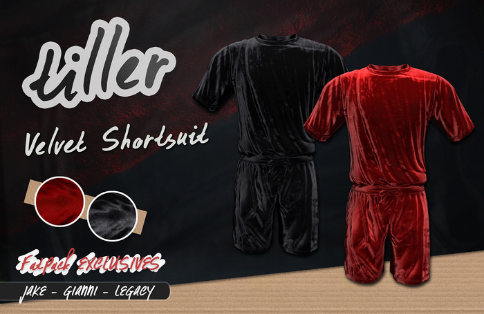 Tiller // Velvet Shortsuit (FATPACK)