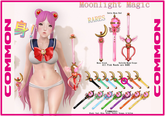 .tsg. Moonlight Magic - Moon Stick Purple