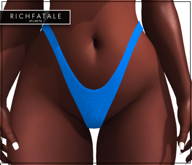 $RICH FATALE BASICS - HIGH WAIST THONG - ENYA