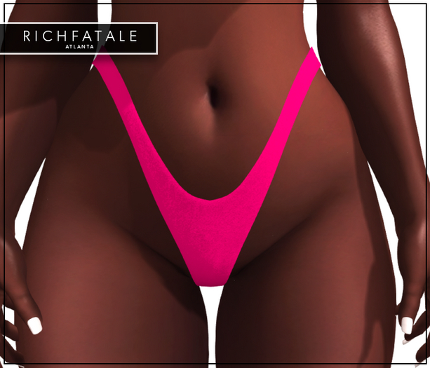 $RICH FATALE BASICS - HIGH WAIST THONG - DOLL
