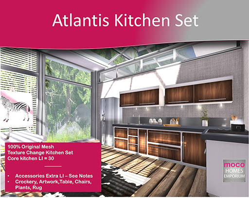 Moco Emporium ~ Atlantis Beach Kitchen Set  (Texture Change) v3