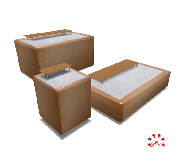 No RUSH Mesh Display WOOD Pack NEW