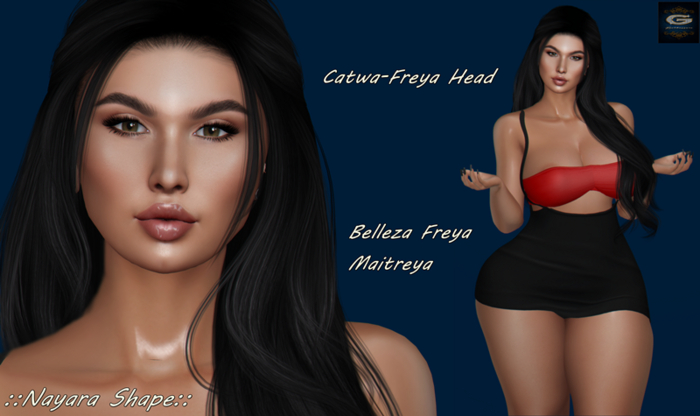::G.B-Nayara Shape-Catwa Freya Head::