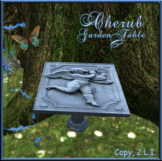 Cherub Garden Table