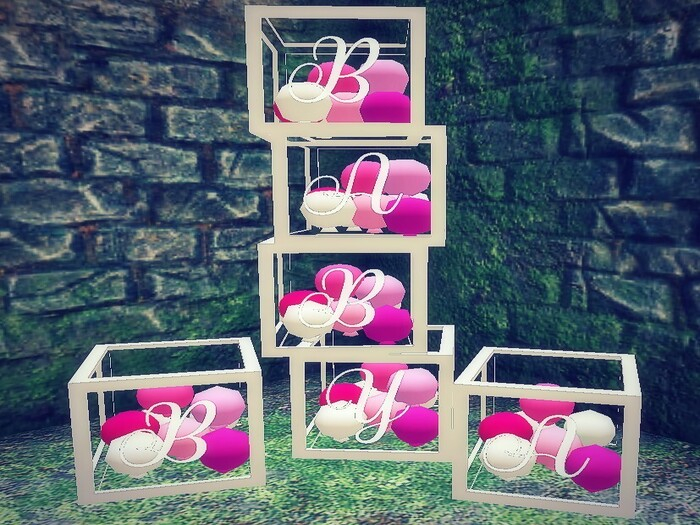 Baby Girl Balloon Display