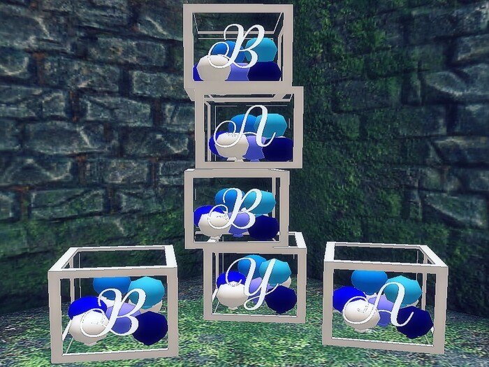 Baby Boy Balloon Display