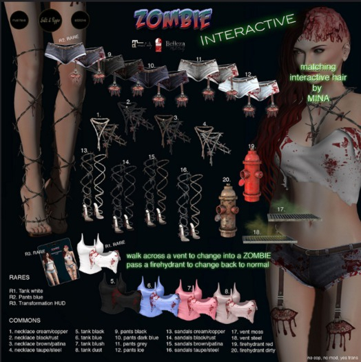 10. S&P Zombie pants dark blue Lara (rez to unpack)