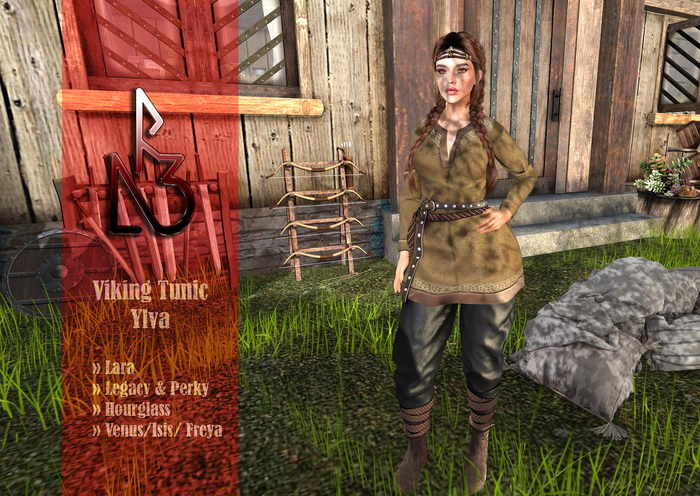 //R3D// Viking Tunic Ylva - Beige