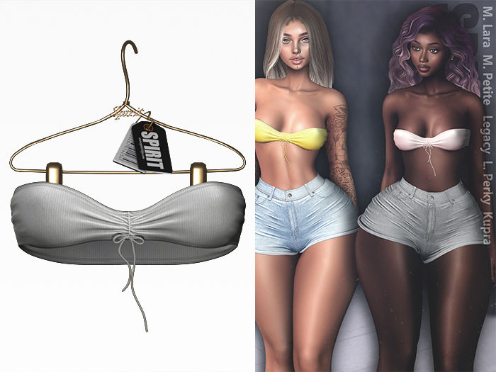 SPIRIT - Monica top [GRAY]