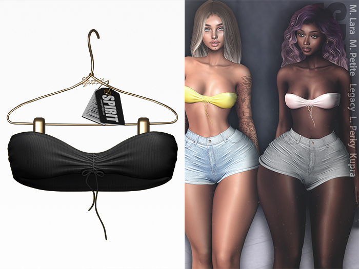 SPIRIT - Monica top [BLACK]