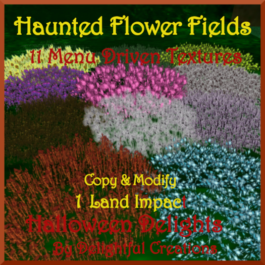 Halloween Flower Field