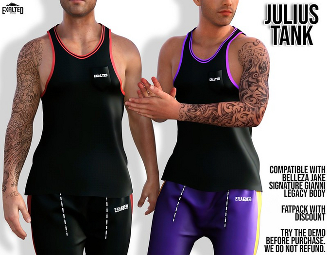 ExalteD - Julius Tank {Belleza/Signature/Legacy} Red