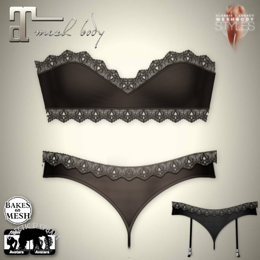 *SM* Legacy Applier Coordinates Lace Lingerie Tan + BoM