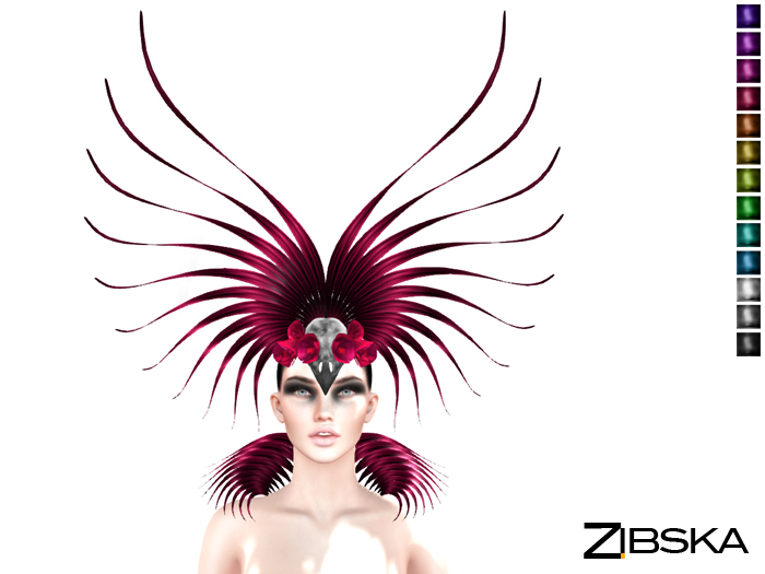 Zibska [50L CLOSEOUT] ~ Libitina Set color change headpiece and shoulders