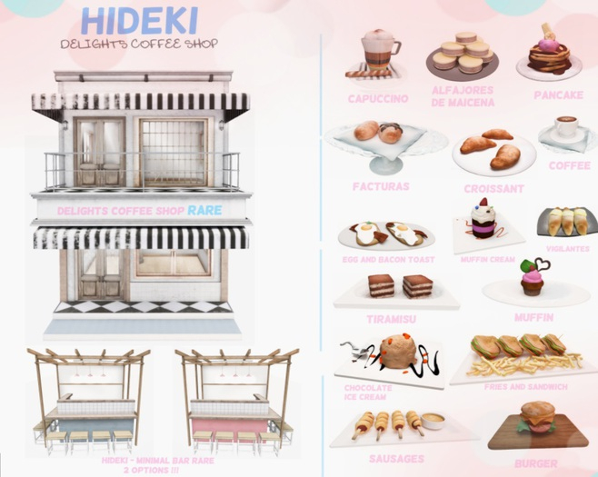 HIDEKI - MINIMAL BAR RARE (BLUE AND ROSE)