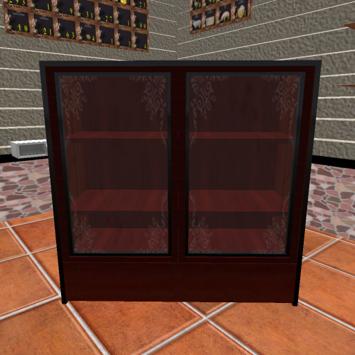 China Cabinet-(open/close)