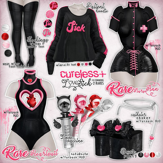 CURELESS [+] LoveSick / MAITREYA / Stockings / PINK
