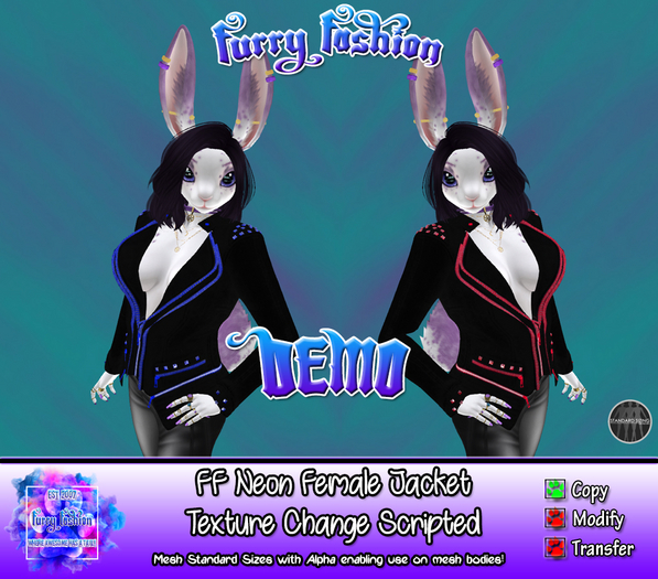 ~FF~ Neon Female Jacket Demo