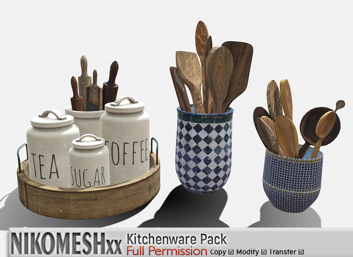 ::NIKOMESH::Full Permission Kitchenware Pack
