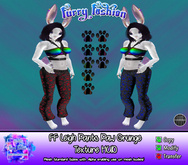 ~FF~ Leigh Pants Paws Grunge