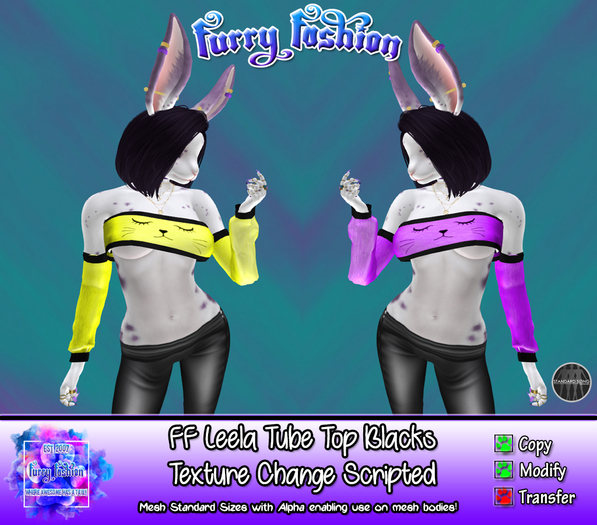 ~FF~ Leela Tube Top Blacks