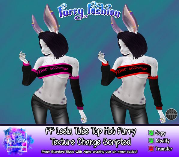 ~FF~ Leela Tube Top Hot Furry