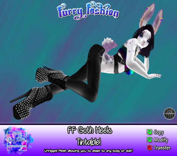 ~FF~ Goth Heels BlackSilver