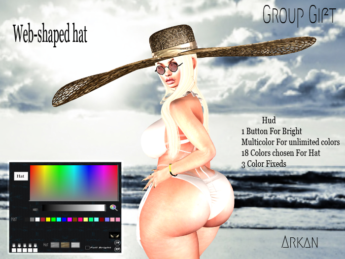 .::Arkan::. Web-shaped hat (Size)