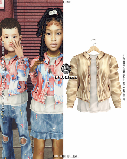 DUALIZED.-_-. Coach Jacket.(Taupe)