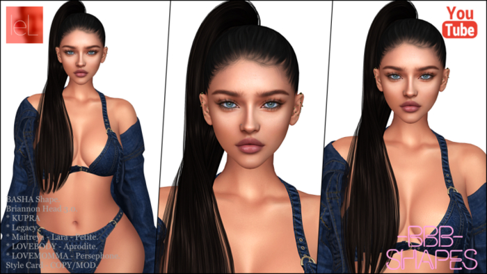 ~BBB~ BASHA Shape - LeL -  Briannon Head 3.0