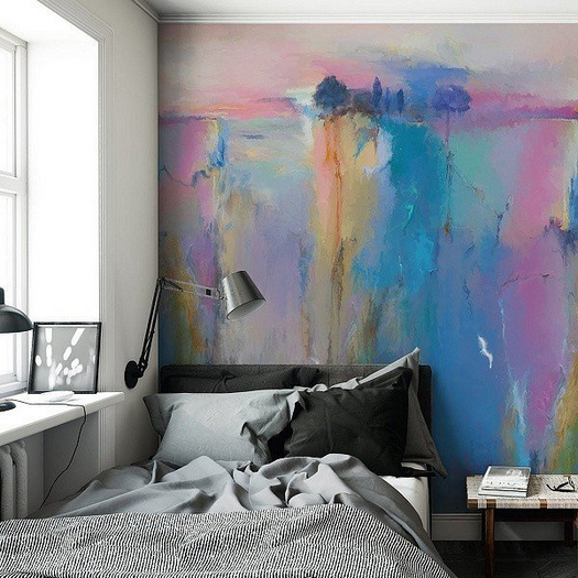 Second Life Marketplace Urban Loft Grunge Art Wall texture(Horizontal