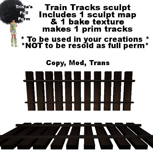 Train Tracks Sculpty Pack (BOXED)