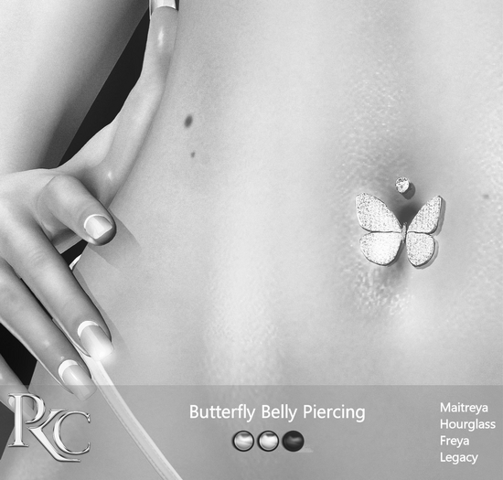 *PKC* Butterfly Belly Piercing DEMO
