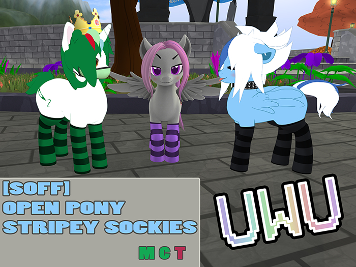 [Soff] OpenPony Stripey Sockies