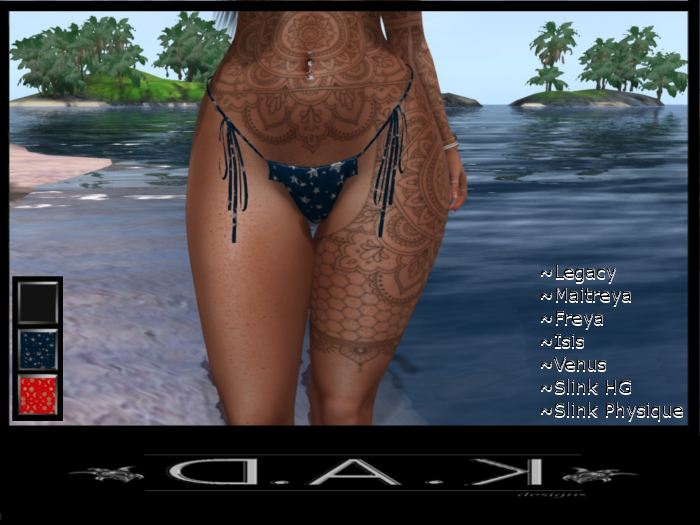 D.A.K~ Ladies  Moon & Stars Ruffled Bottom w/HUD