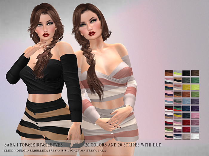 GGVG SARAH OUTFIT TOP&SKIRT
