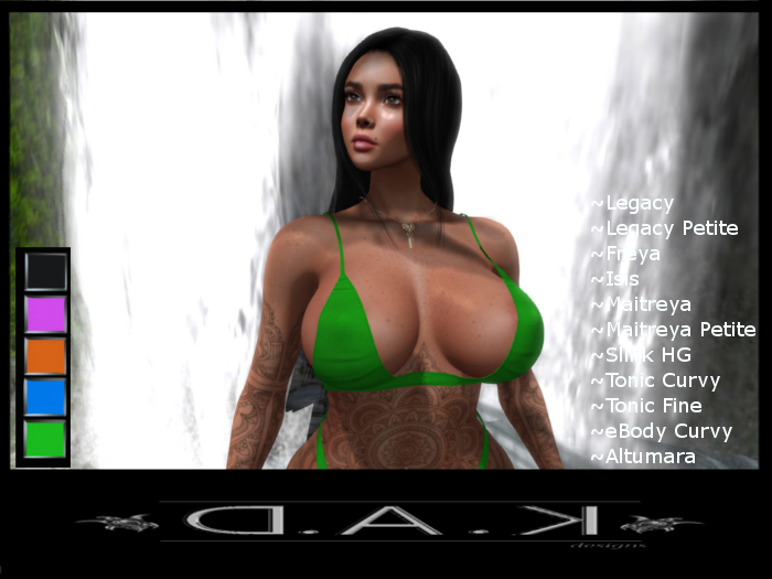 D.A.K~ Ladies Micro  Top Bright  w/HUD
