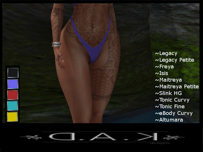 D.A.K~ Ladies Micro  Bottom Faded w/HUD