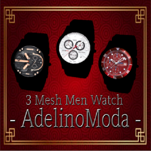 -AdelinoModa- 3 Mesh Men Watch