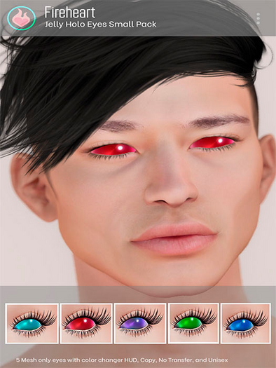Fireheart Jelly Holo Mesh Eyes Small Pack
