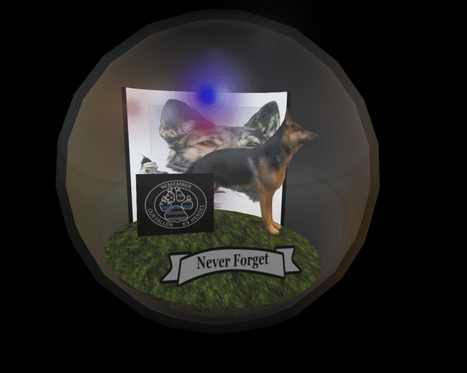 Vixen Tail Police Dog Memorial(ADD)