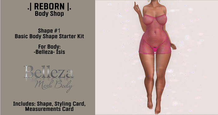 .| REBORN |. Body Shop - Basic Body Shape - Belleza Isis