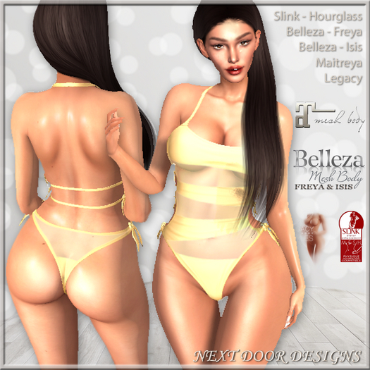 Acapulco Yellow - Freya, Hourglass, Isis, Legacy, Maitreya