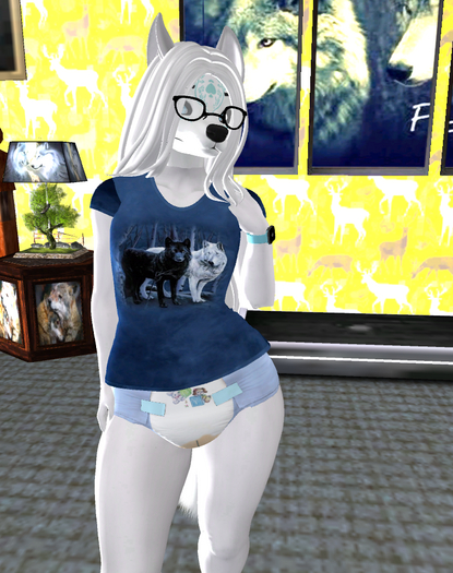 SSS Black & White Wolves T-Shirt